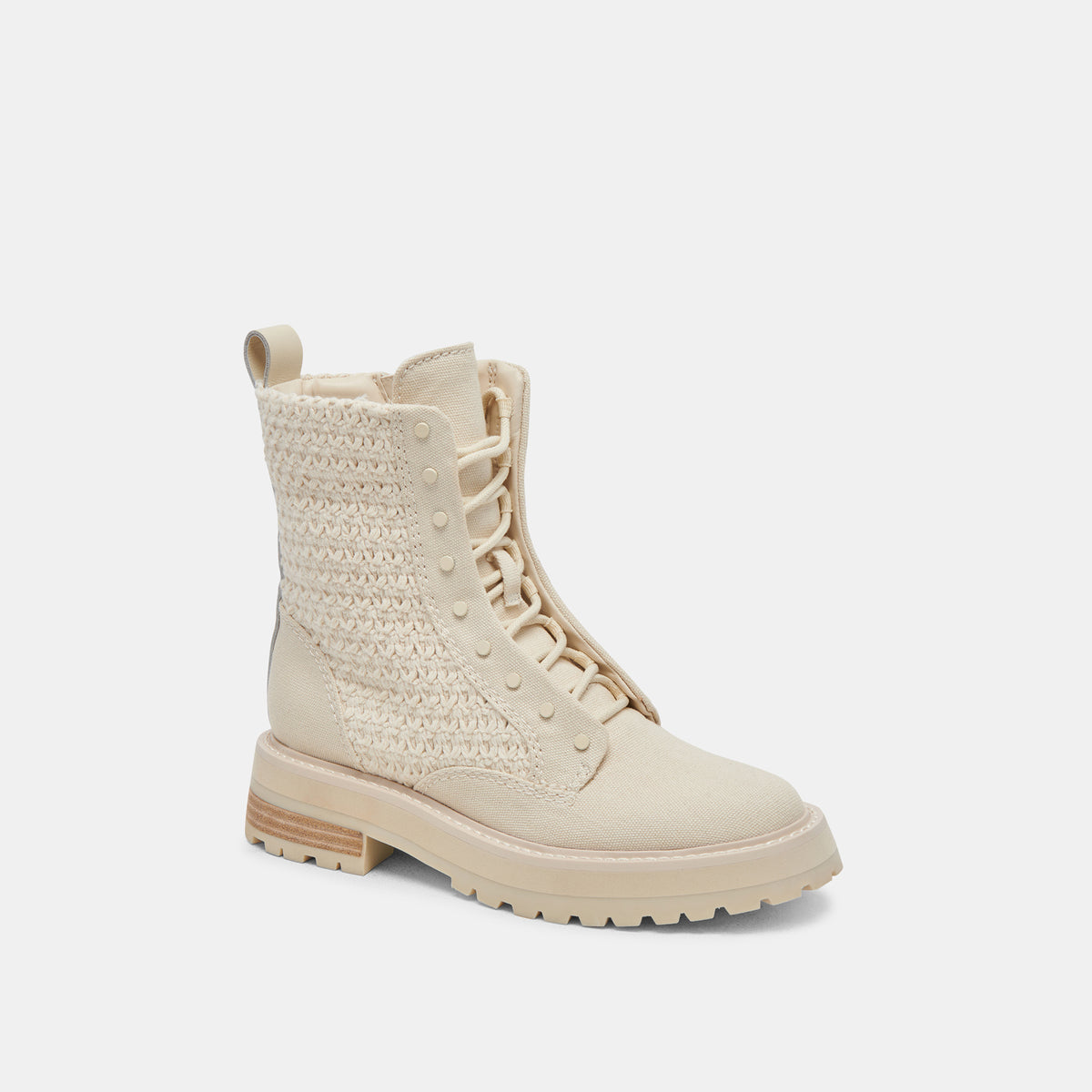 dolce vita white combat boots