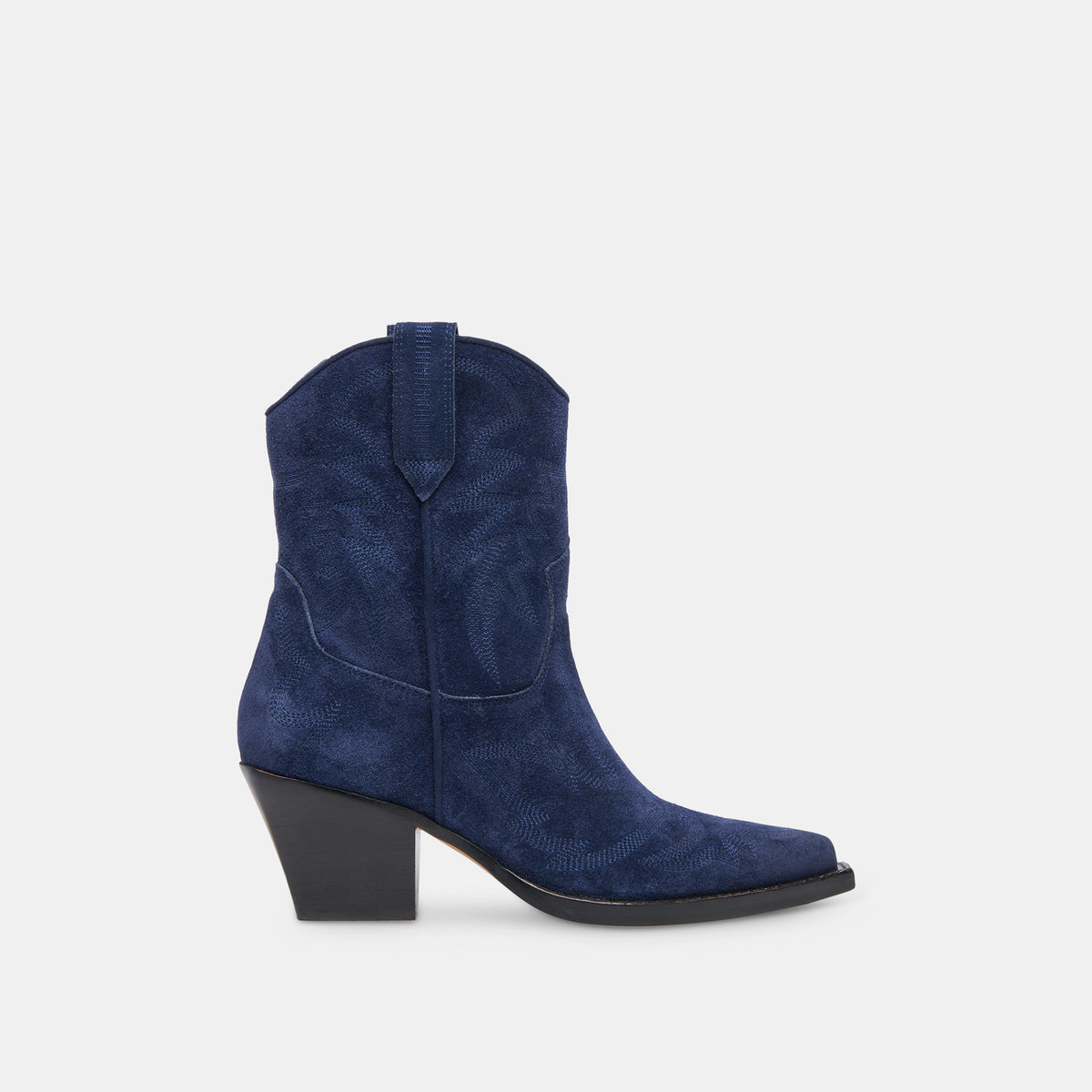 Royal blue cheap suede boots