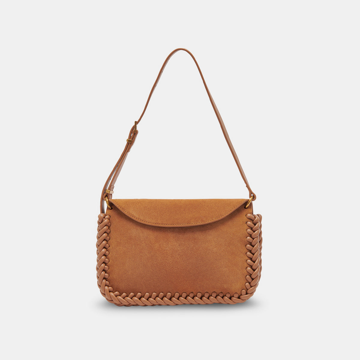 HARPER SHOULDER BAG RUSTY OAK SUEDE – Dolce Vita