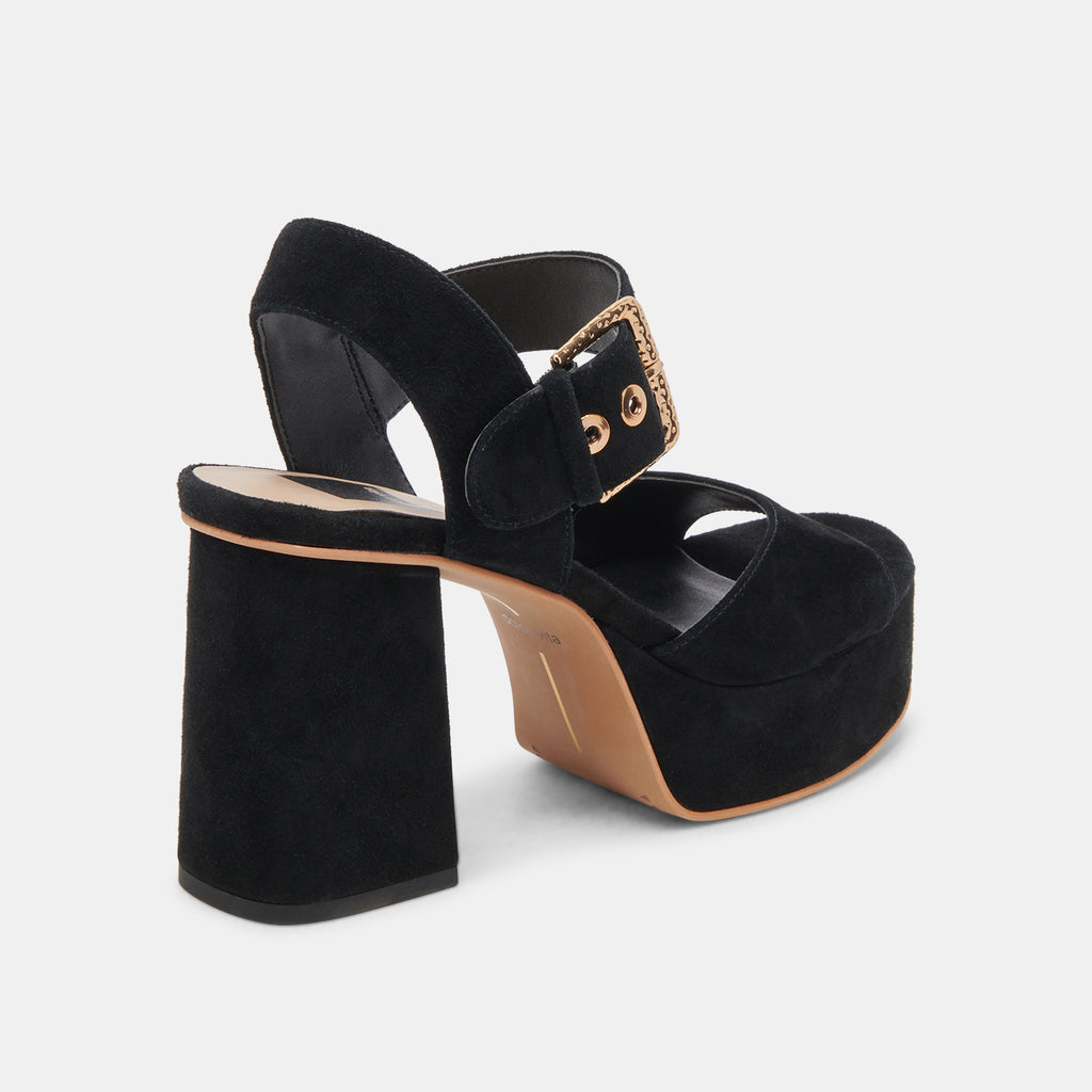 BOBBY HEELS ONYX SUEDE - image 3