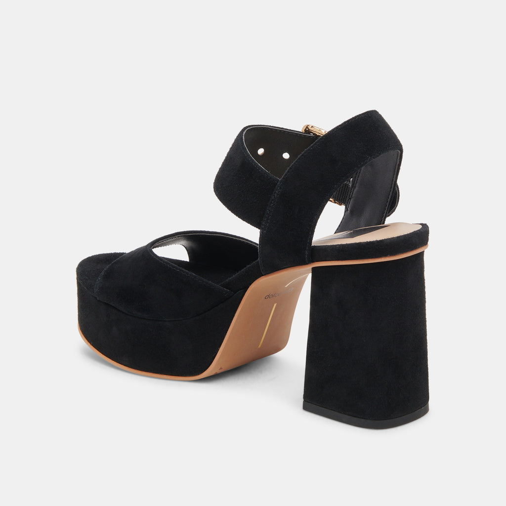 BOBBY HEELS ONYX SUEDE - image 5