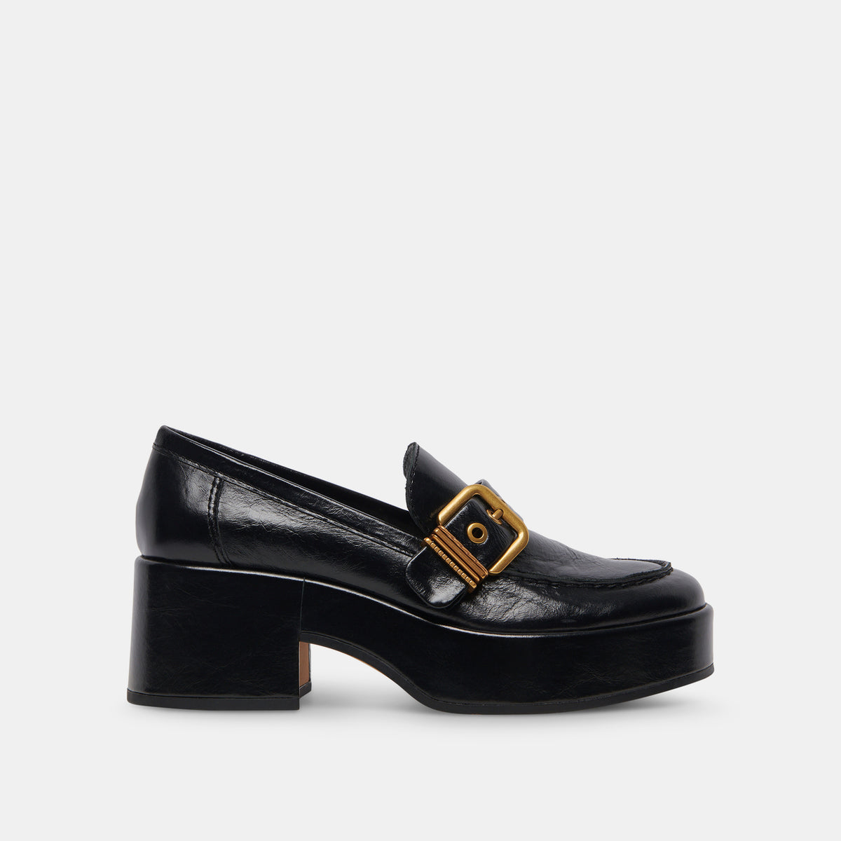 Yonder Loafers Midnight Crinkle Patent | Women's Midnight Loafers 