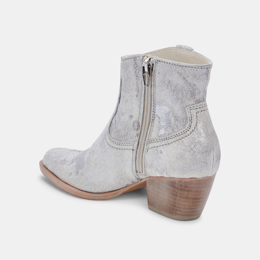 SILMA BOOTIES SILVER MULTI CALF HAIR - image 6