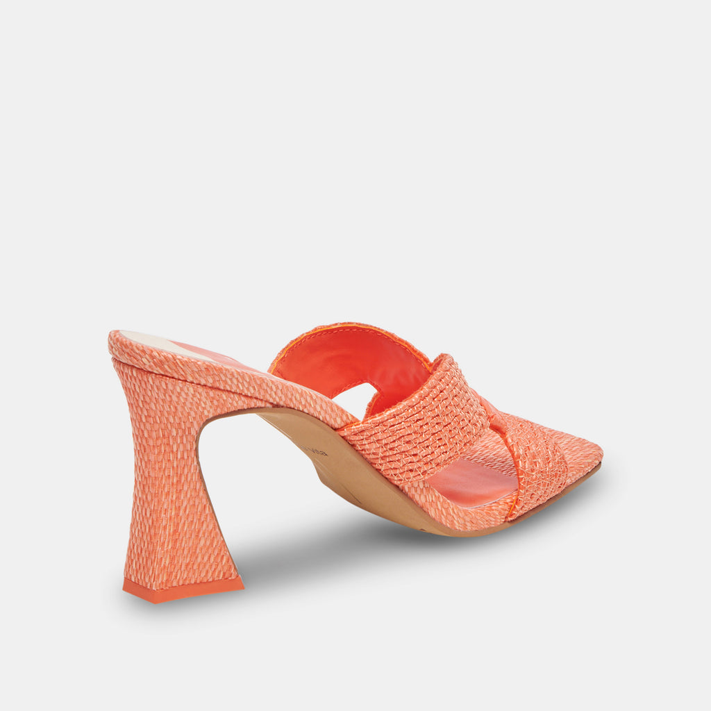 NITRO HEELS ORANGE RAFFIA - image 5