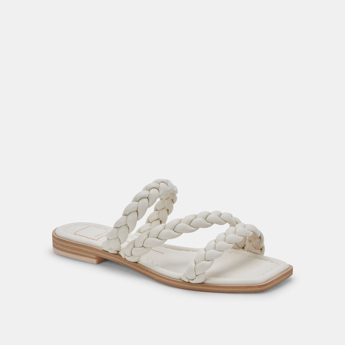 Ivory flat 2024 sandals