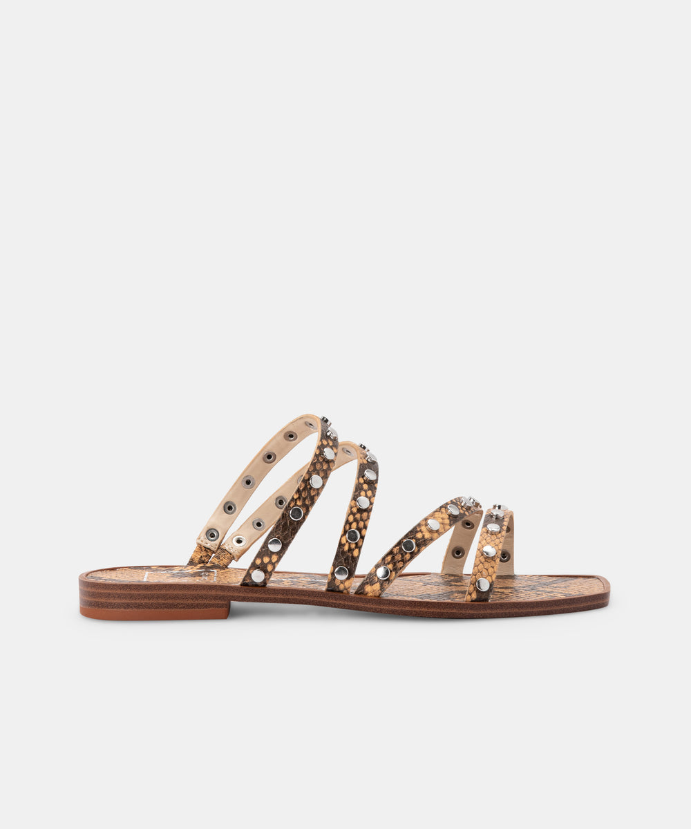 dolce vita studded slides