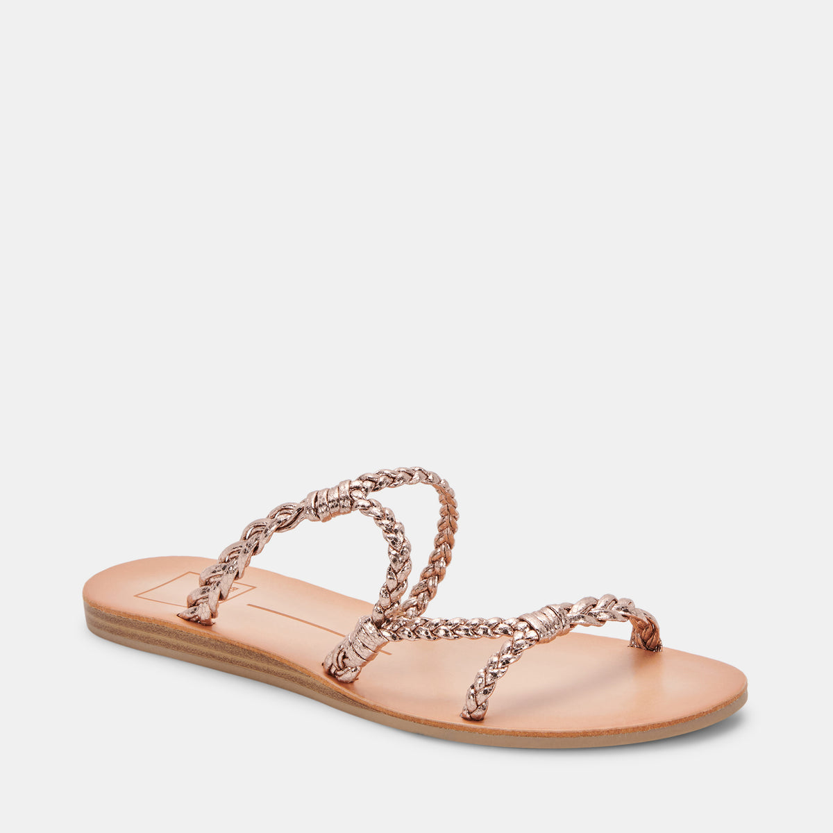 DION SANDALS ROSE GOLD METALLIC STELLA – Dolce Vita