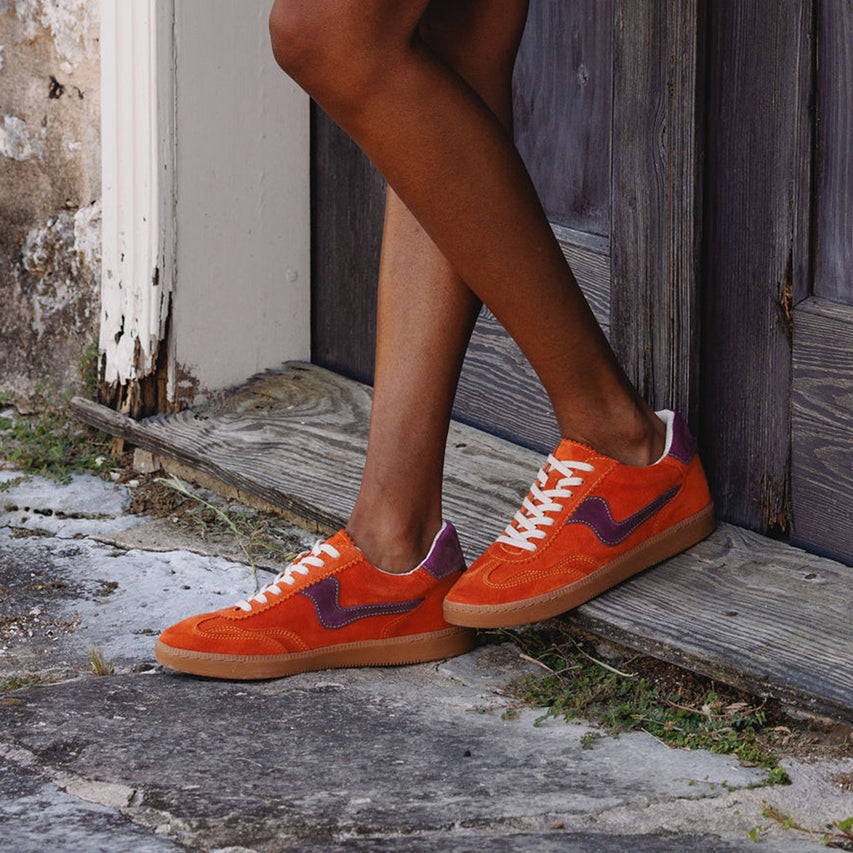 NOTICE SNEAKERS ORANGE MULTI SUEDE