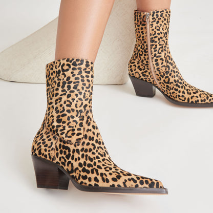 RUTGER BOOTS LEOPARD CALF HAIR