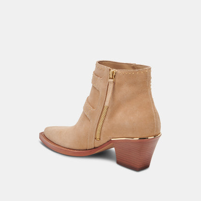 RONNIE BOOTIES CAMEL SUEDE