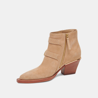 RONNIE BOOTIES CAMEL SUEDE