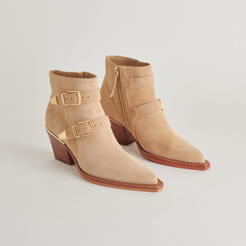 RONNIE BOOTIES CAMEL SUEDE