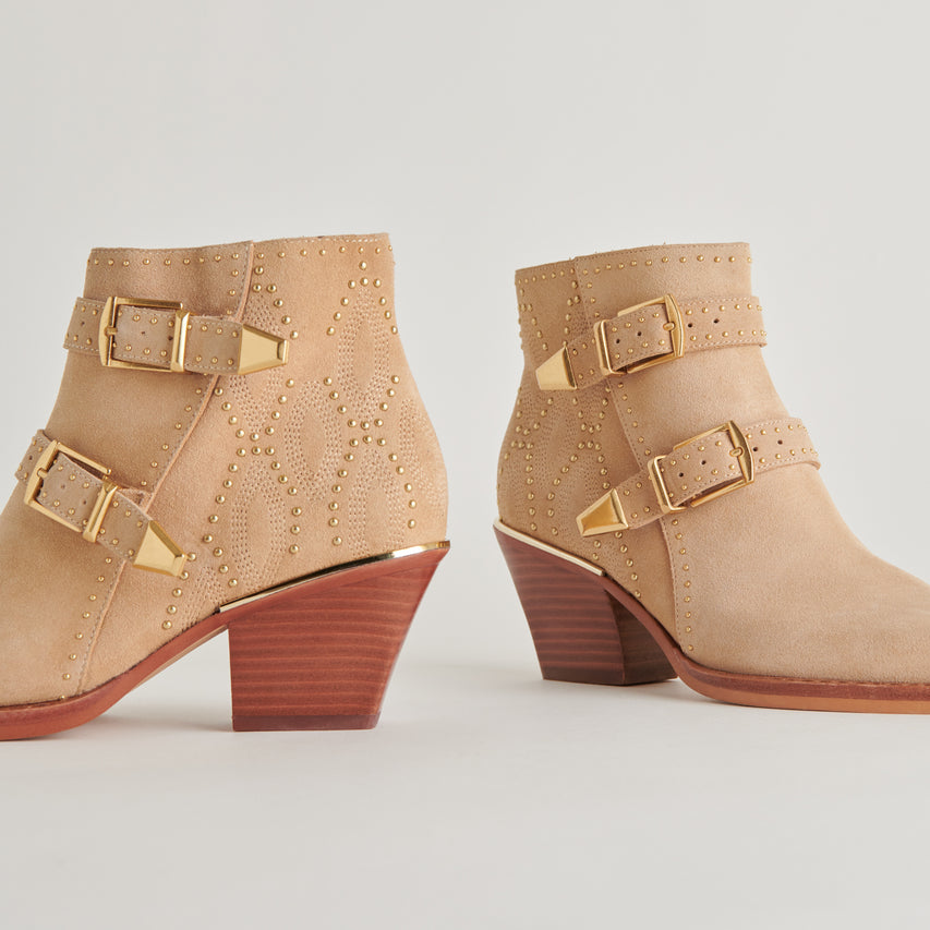 RONNIE BOOTIES CAMEL SUEDE