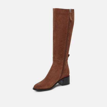 LIZAH BOOTS BROWN SUEDE