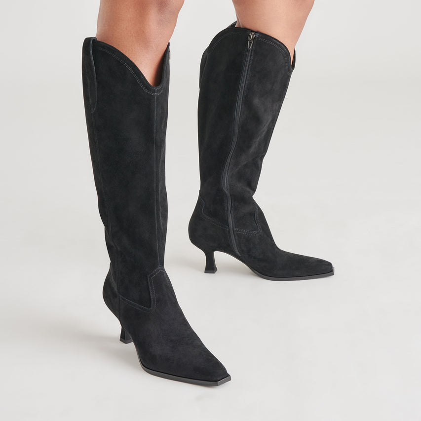 ARIANA BOOTS ONYX SUEDE