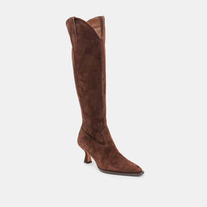 ARIANA BOOTS DK BROWN SUEDE