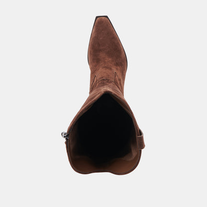 ARIANA BOOTS DK BROWN SUEDE