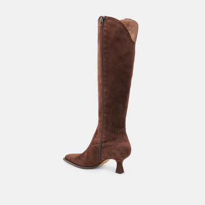 ARIANA BOOTS DK BROWN SUEDE