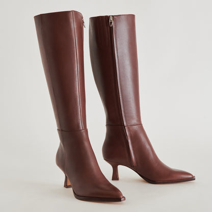 AUGGIE BOOTS CHOCOLATE LEATHER