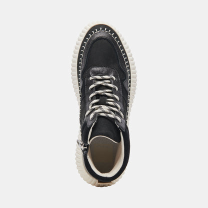 DALEY SNEAKERS BLACK MULTI SUEDE