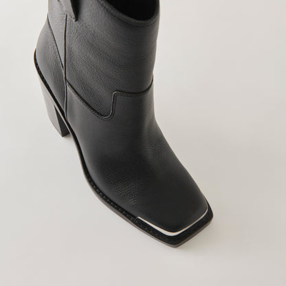 FALON BOOTS BLACK LEATHER