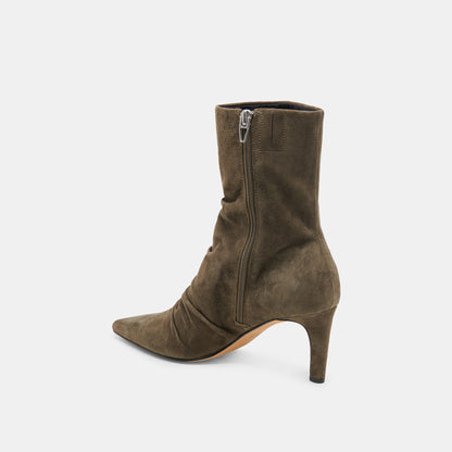 FERNLY WIDE CALF BOOTS ARMY SUEDE