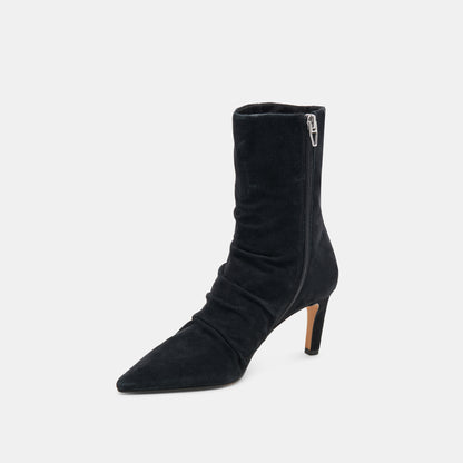 FERNLY WIDE CALF BOOTS ONYX SUEDE