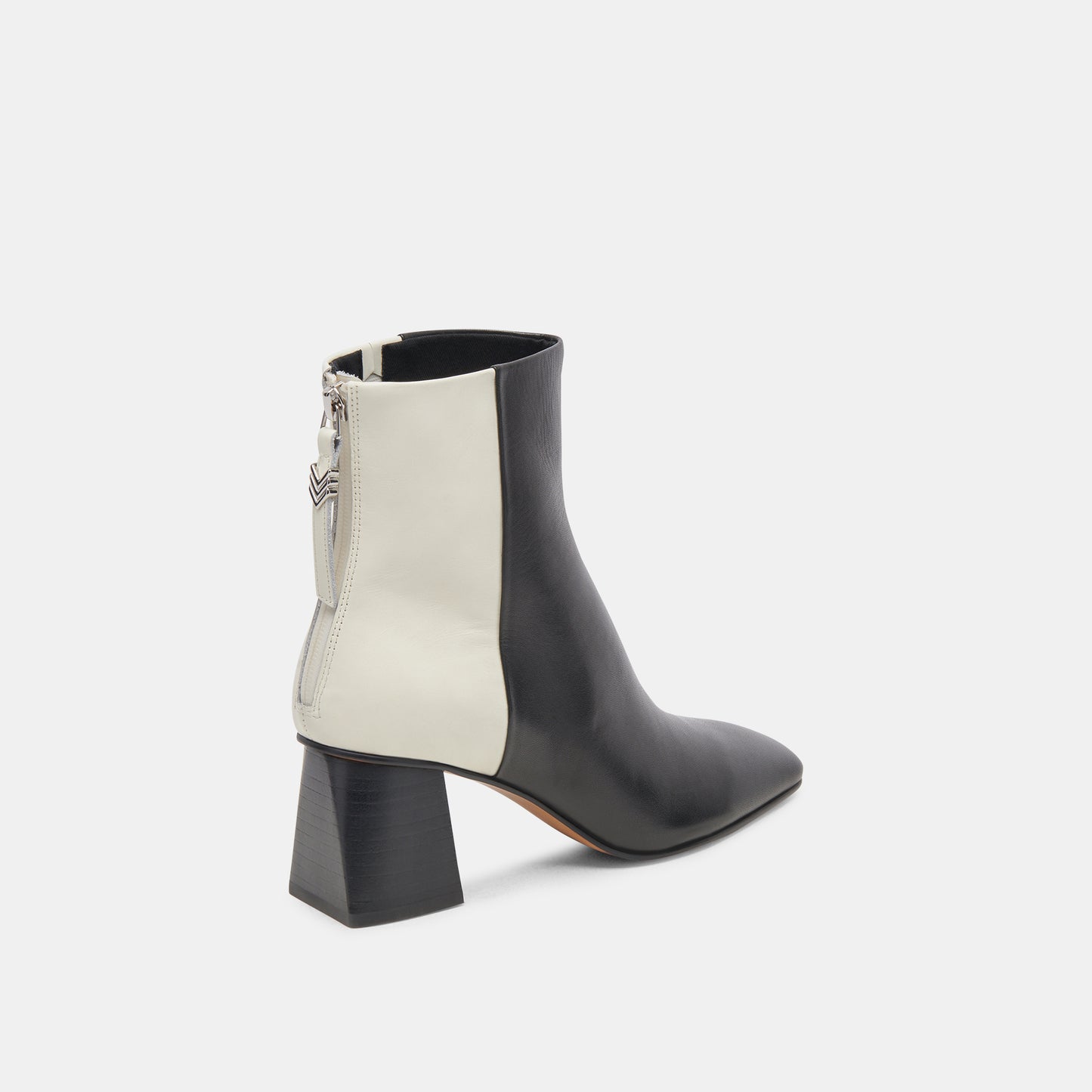 FIFI H2O WIDE BOOTIES BLACK WHITE LEATHER