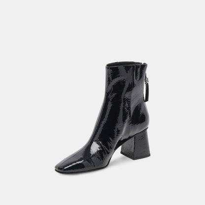 FIFI H2O WIDE BOOTIES MIDNIGHT CRINKLE PATENT