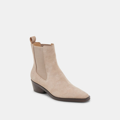 FOSTER BOOTIES TAUPE SUEDE