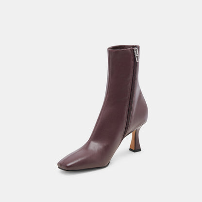 GLAMOR WIDE CALF BOOTS WINE STELLA