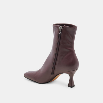 GLAMOR WIDE CALF BOOTS WINE STELLA