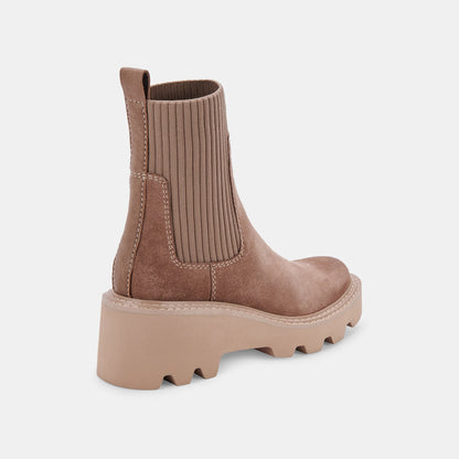 HOVEN H2O BOOTS MUSHROOM SUEDE - re:vita