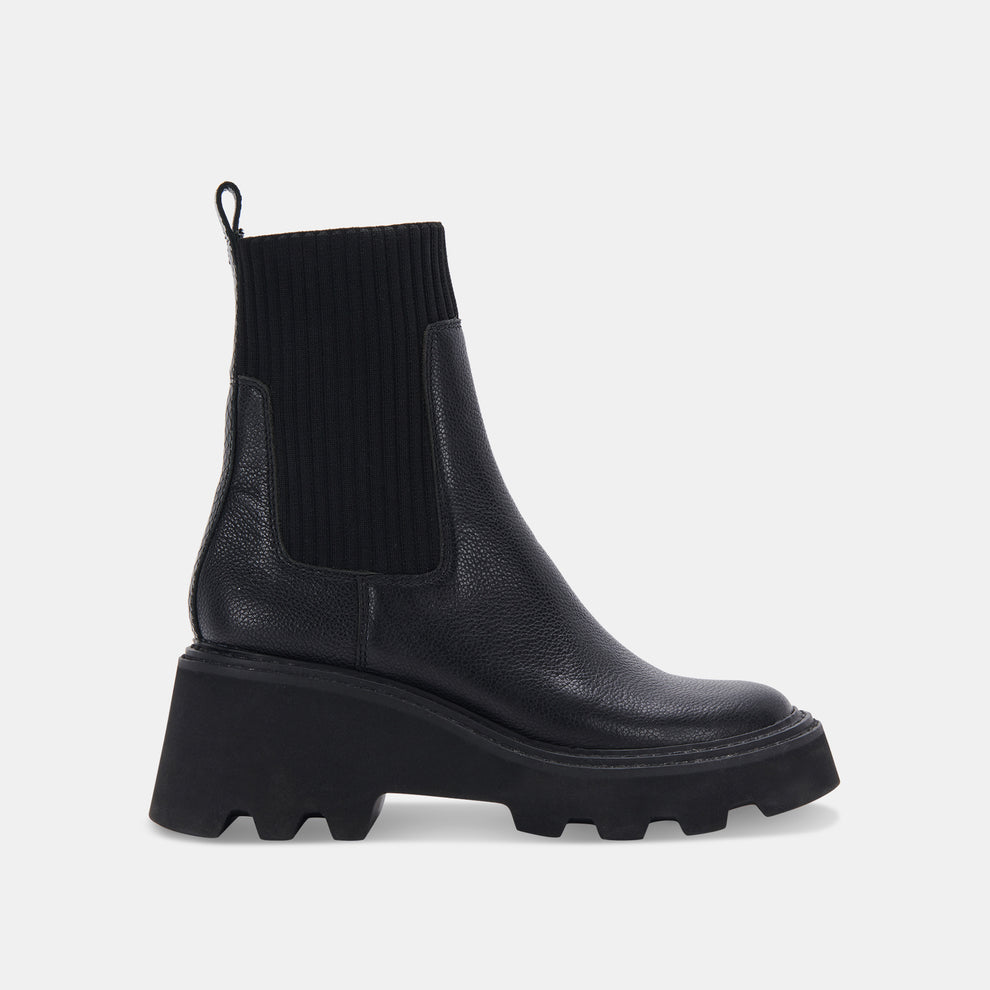 HOVEN H2O BOOTS BLACK LEATHER – Dolce Vita