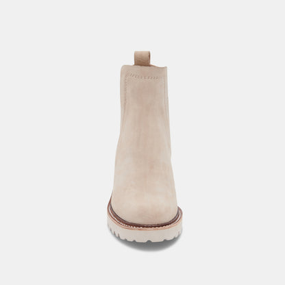 HUEY H2O WIDE BOOTIES DUNE SUEDE