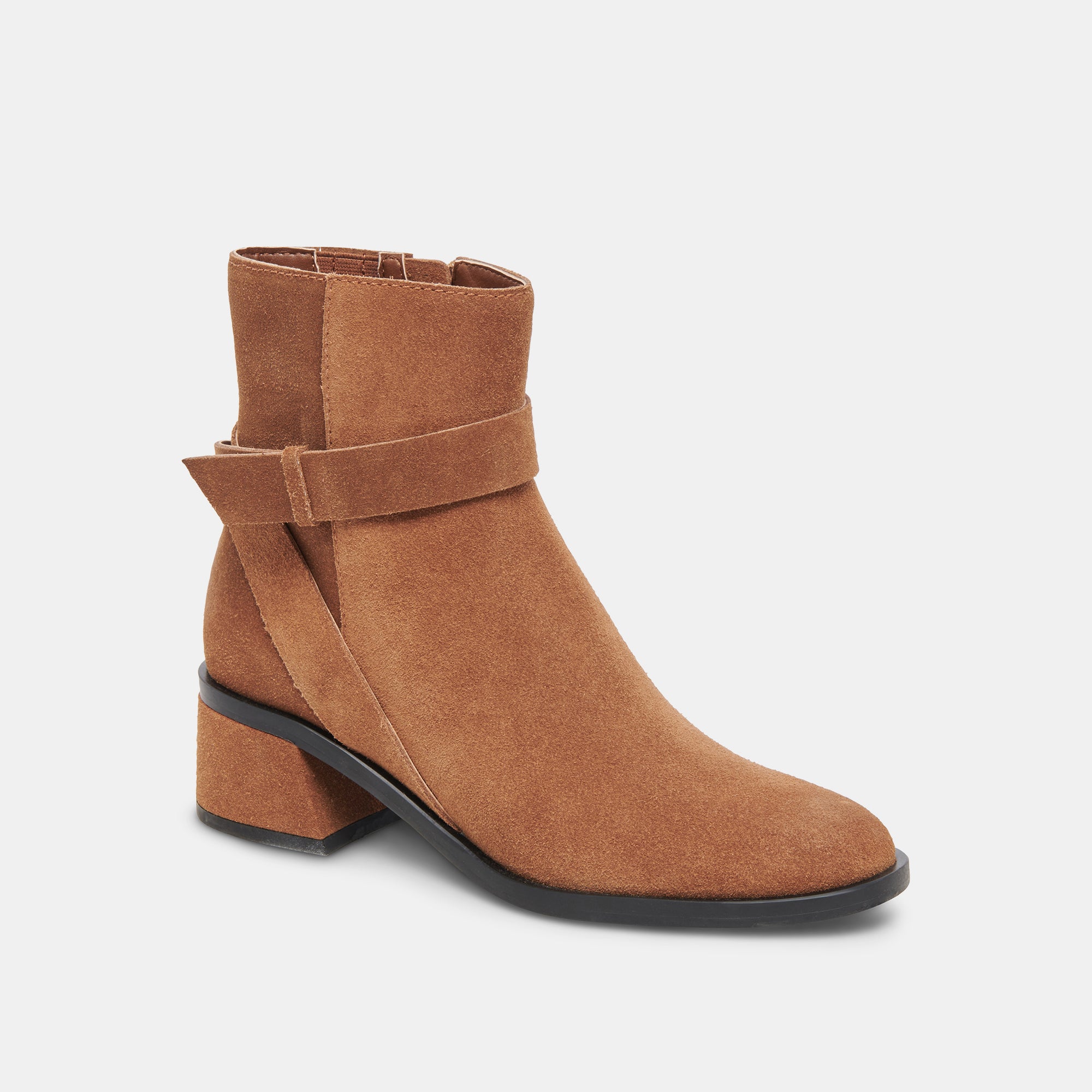 Tan Suede Ankle Booties - LivvyLand