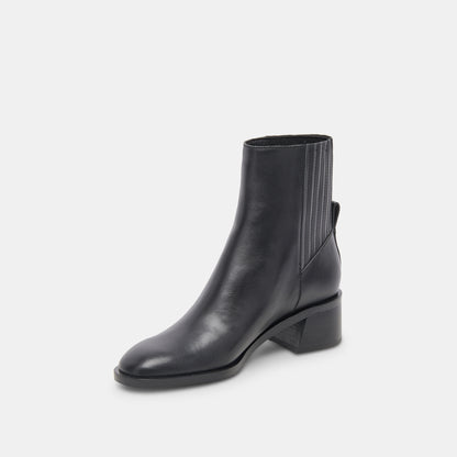 LINNY H2O WIDE BOOTS BLACK LEATHER