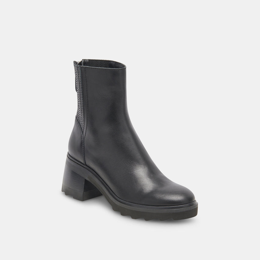 MARTEY H2O WIDE BOOTS BLACK LEATHER