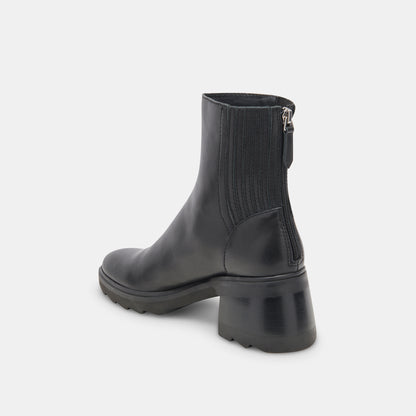 MARTEY H2O WIDE BOOTS BLACK LEATHER