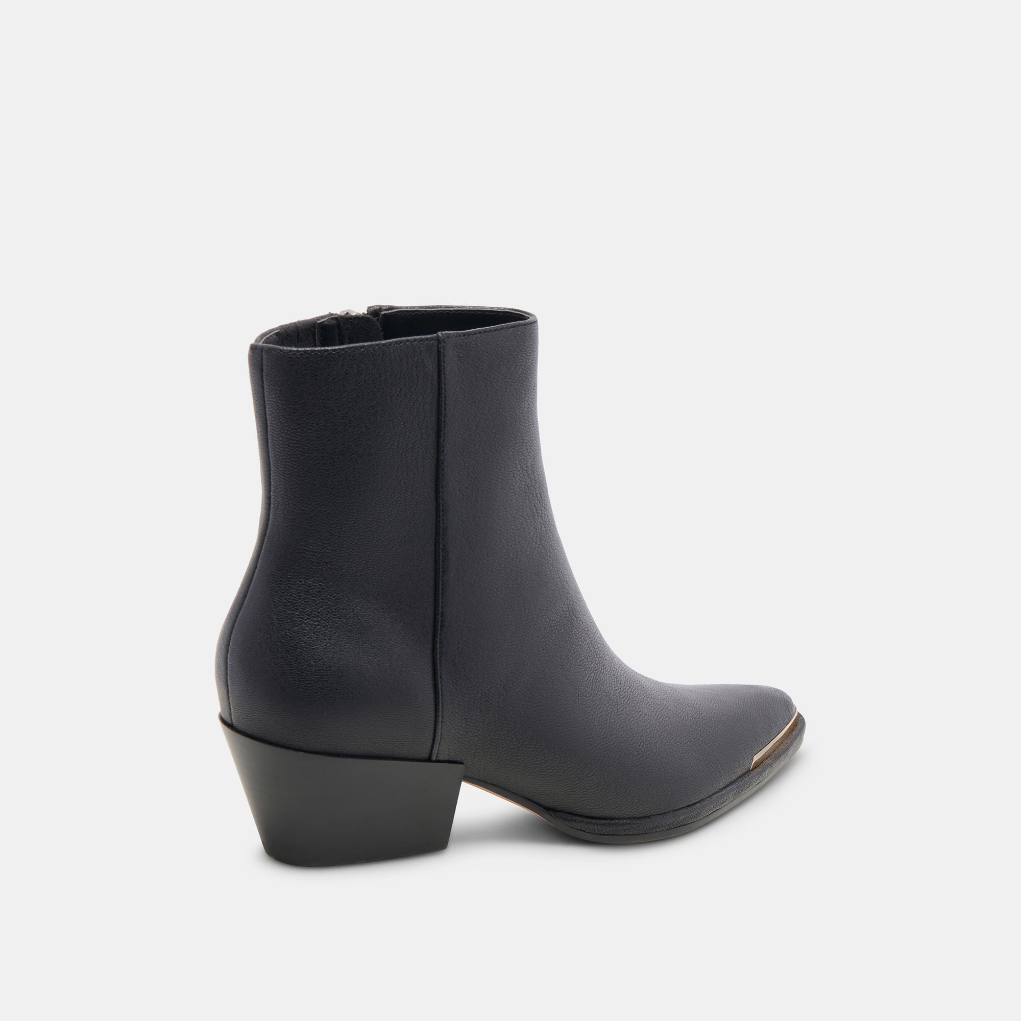 NONAH BOOTIES BLACK LEATHER