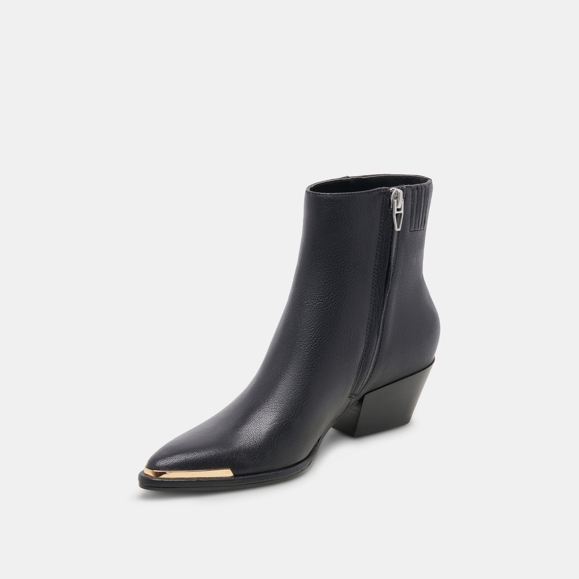 NONAH BOOTIES BLACK LEATHER