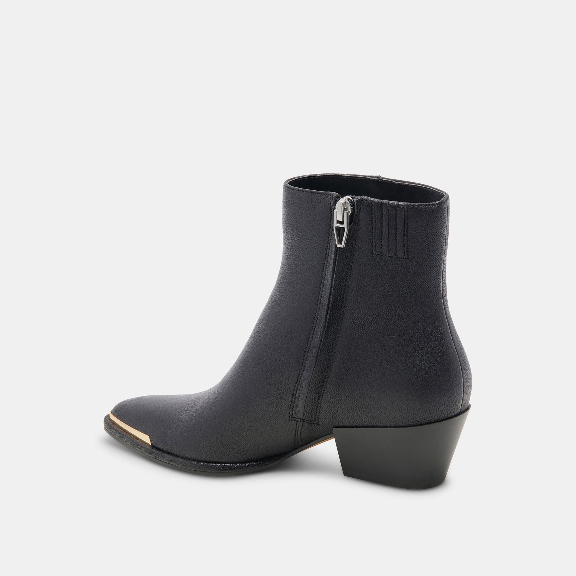 NONAH BOOTIES BLACK LEATHER