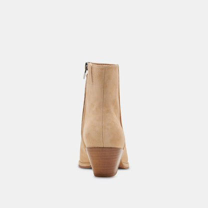 NONAH BOOTIES TAN SUEDE