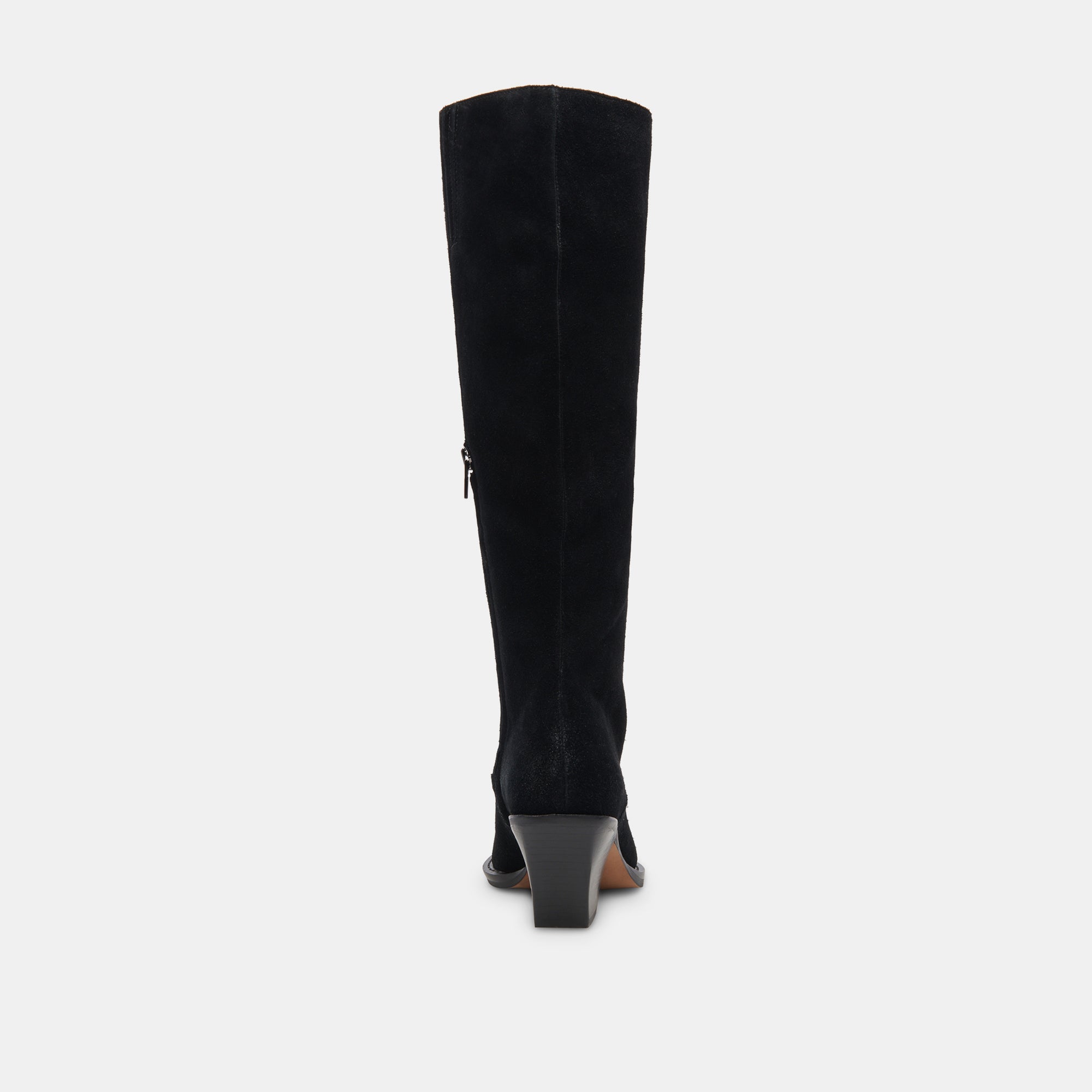 Annfield Extra Wide Calf Extra Wide Calf Ladies Boot Black Nappa/Stretch  Suede