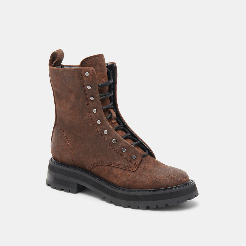 RANIER BOOTS COCOA SUEDE