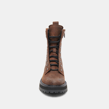 RANIER BOOTS COCOA SUEDE