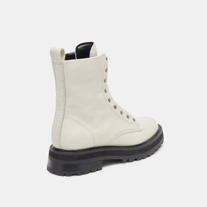 RANIER BOOTS OFF WHITE LEATHER