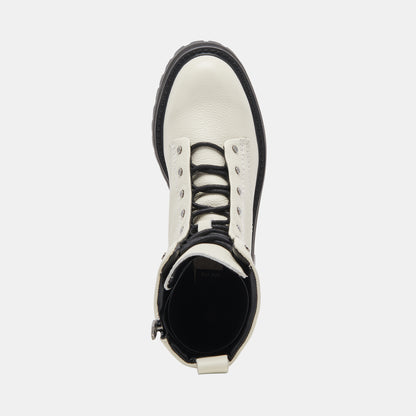 RANIER BOOTS OFF WHITE LEATHER