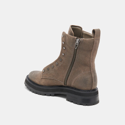 RANIER BOOTS OLIVE SUEDE