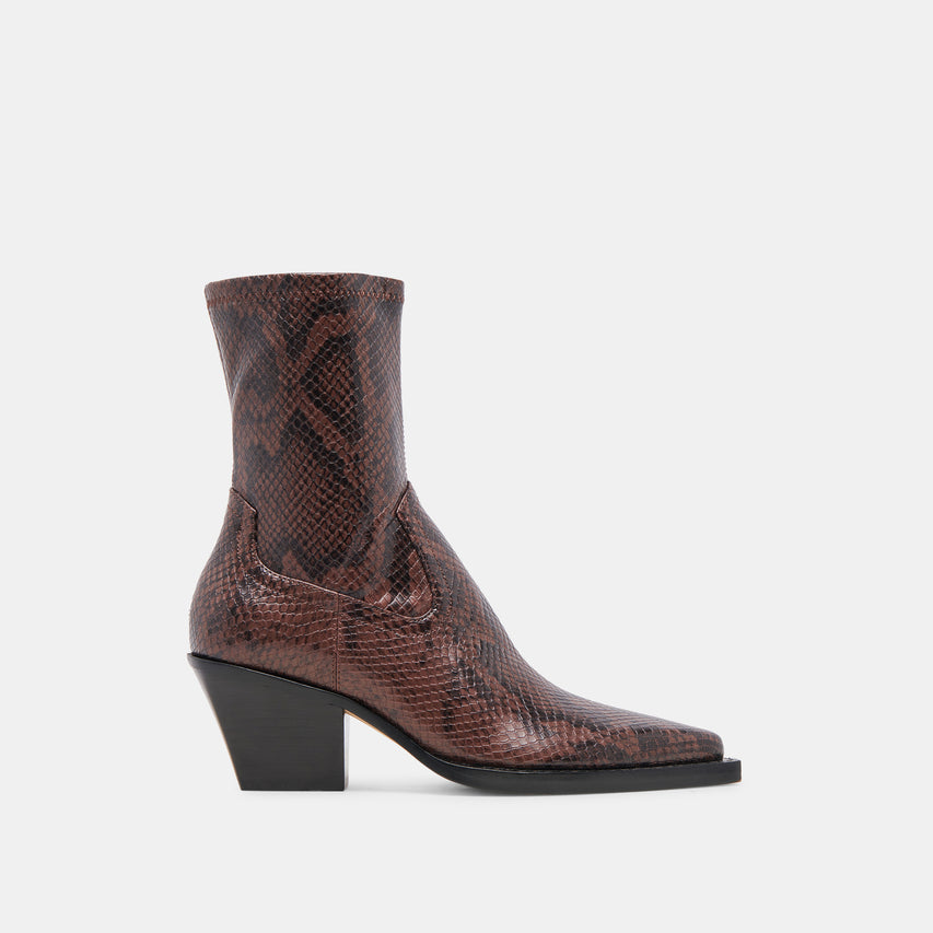 RUTGER WIDE CALF BOOTS JAVA EMBOSSED STELLA